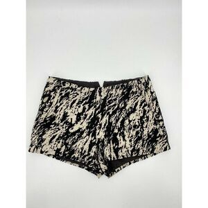 Rag & Bone Shorts Sz 8 Beige Black Wool Blend Knit Dressy Formal